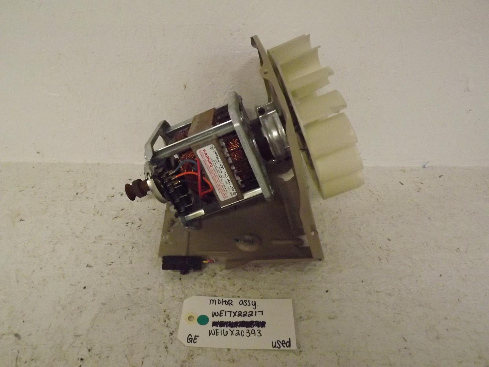 GE Dryer WE17X22217 WE16X20393 Motor Assembly Used GE Dryer WE17X22217 WE16X20393 Motor Assembly Used